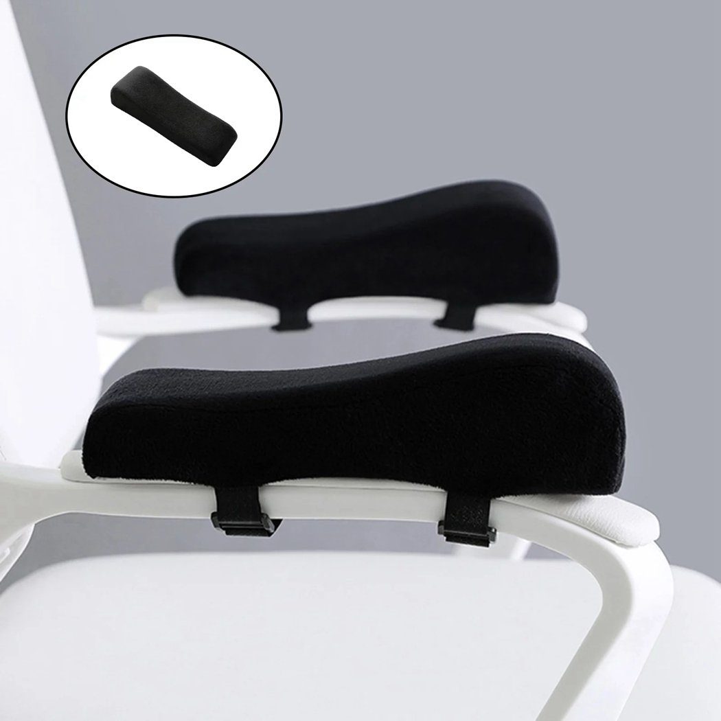 TUABUR Sitzkissen 2 x Bürostuhl-Armlehnenpolster, Memory-Universal-Armlehnenpolster