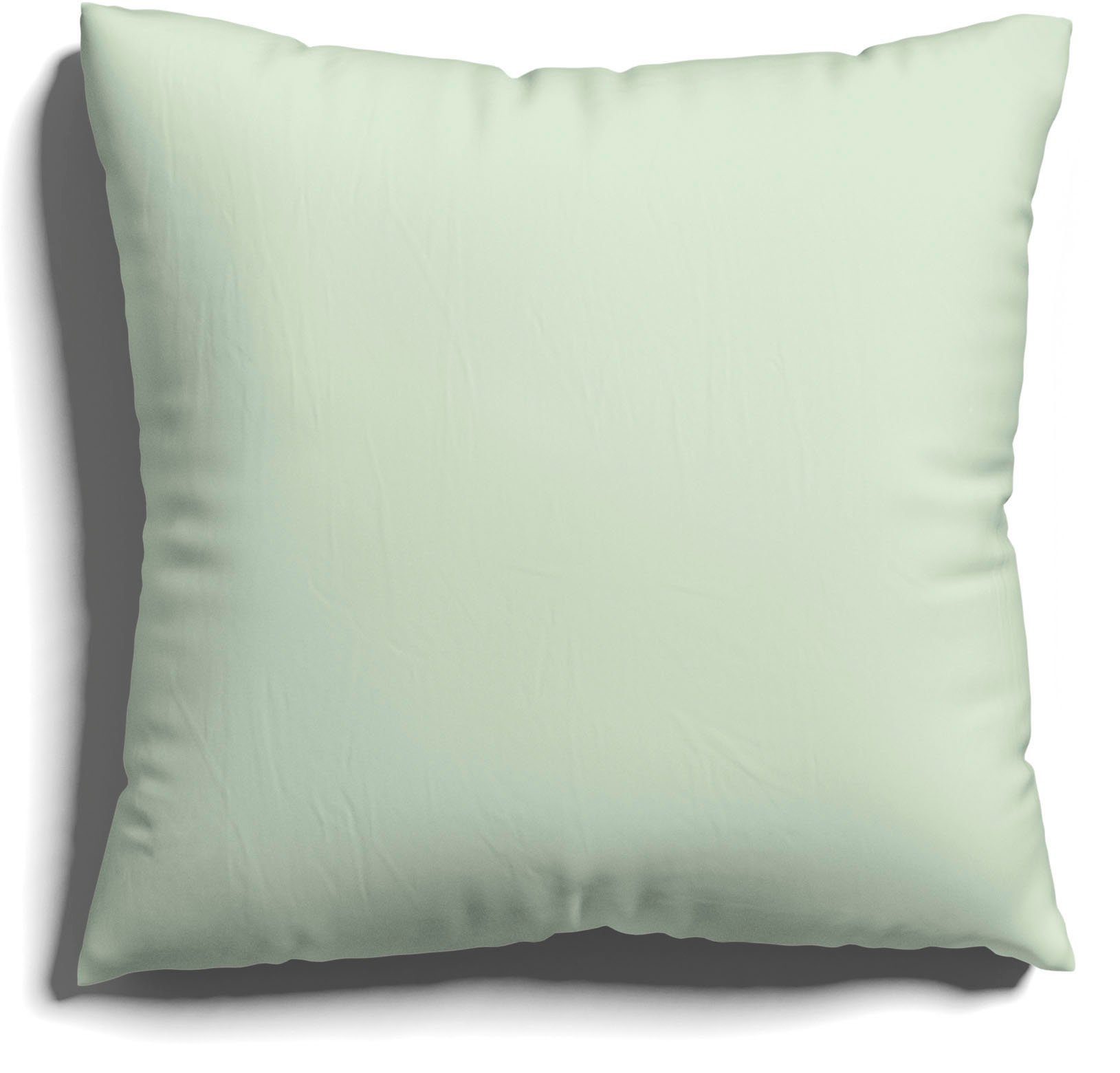 Schlafgut Kissenbezug EASY JERSEY Kissenhülle 100% Baumwolle, weicher Edel-Jersey, bügelfrei, (1 Stück), mit farblich angepasstem Reißverschluss, pflegeleicht, formstabil