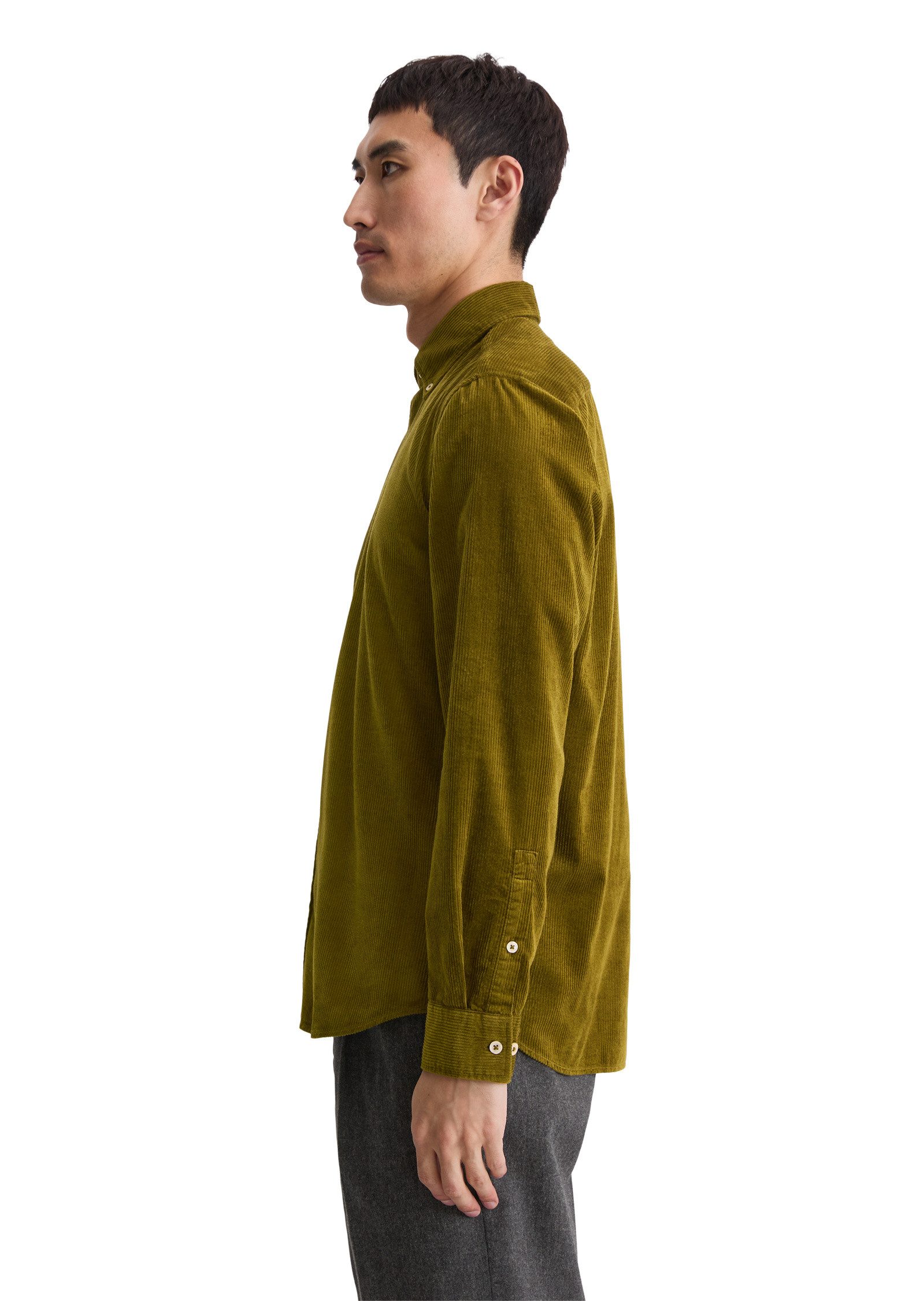 Marc O'Polo Langarmhemd mit Button-Down-Kragen günstig online kaufen