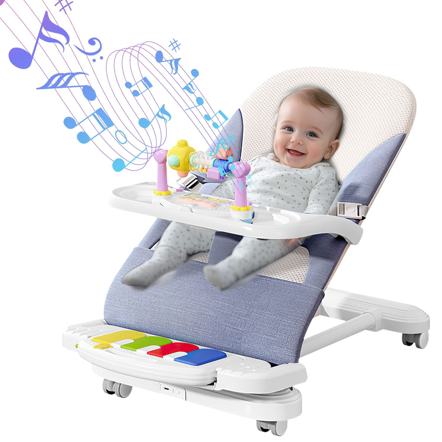 HEYHIPPO Kinderstuhl Babyliege, abnehmbarer Kinderkomfortsitz, geräuscharme günstig online kaufen