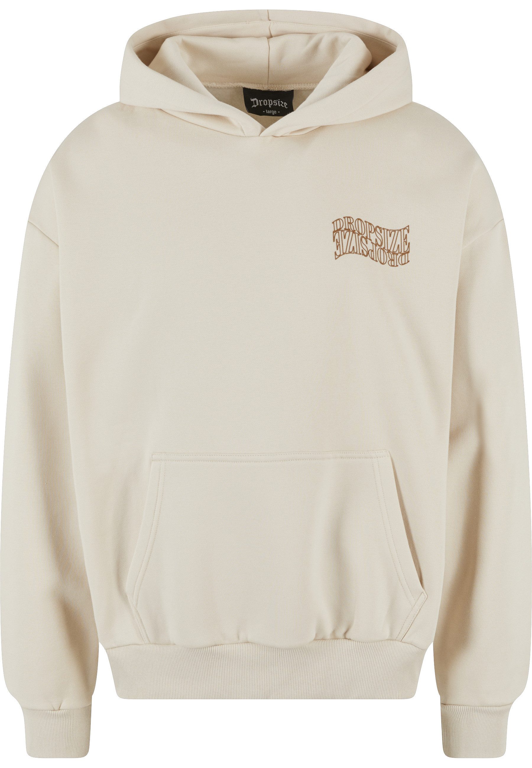 Kapuzenpullover Dropsize Herren Heavy Oversize Mirrored Logo Hoodie