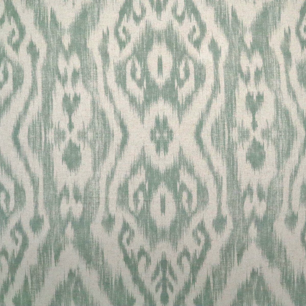 Stofferia Stoff Dekostoff Leinen Ikat Indi Grün, Breite 280 cm, Meterware