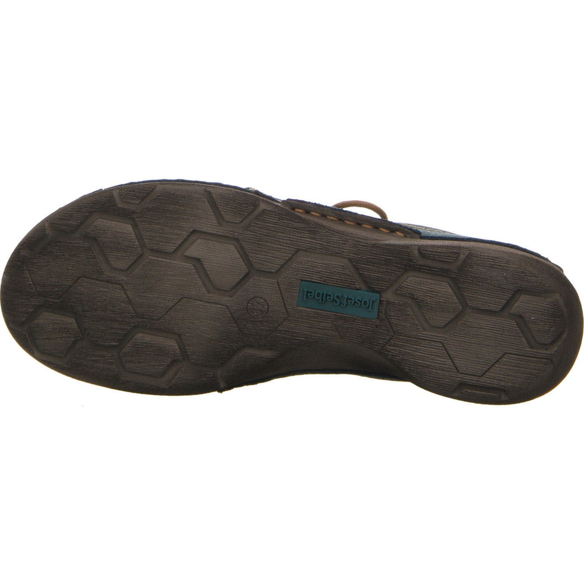 Josef Seibel Damen 20 Schnürhalbschuhe Fergey Schnürschuh blau-mittel Veloursleder Schnürschuh