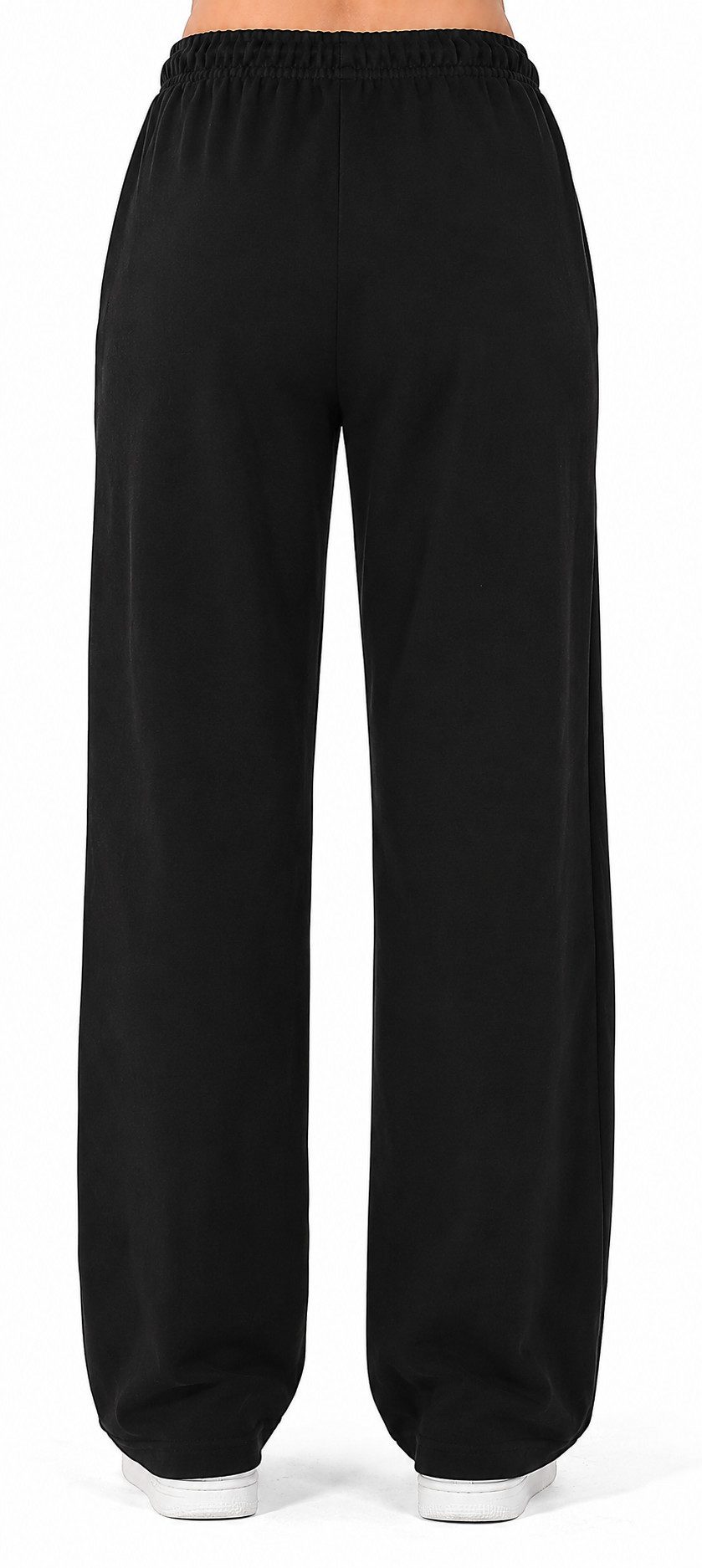 R-CAMP Sweathose Jogginghose Damen Weites Bein Hosen Sommer (Packung, 1-tlg., Jogginghose für Damen) Weite Sweathose aus Baumwolle Bequeme Freizeithose