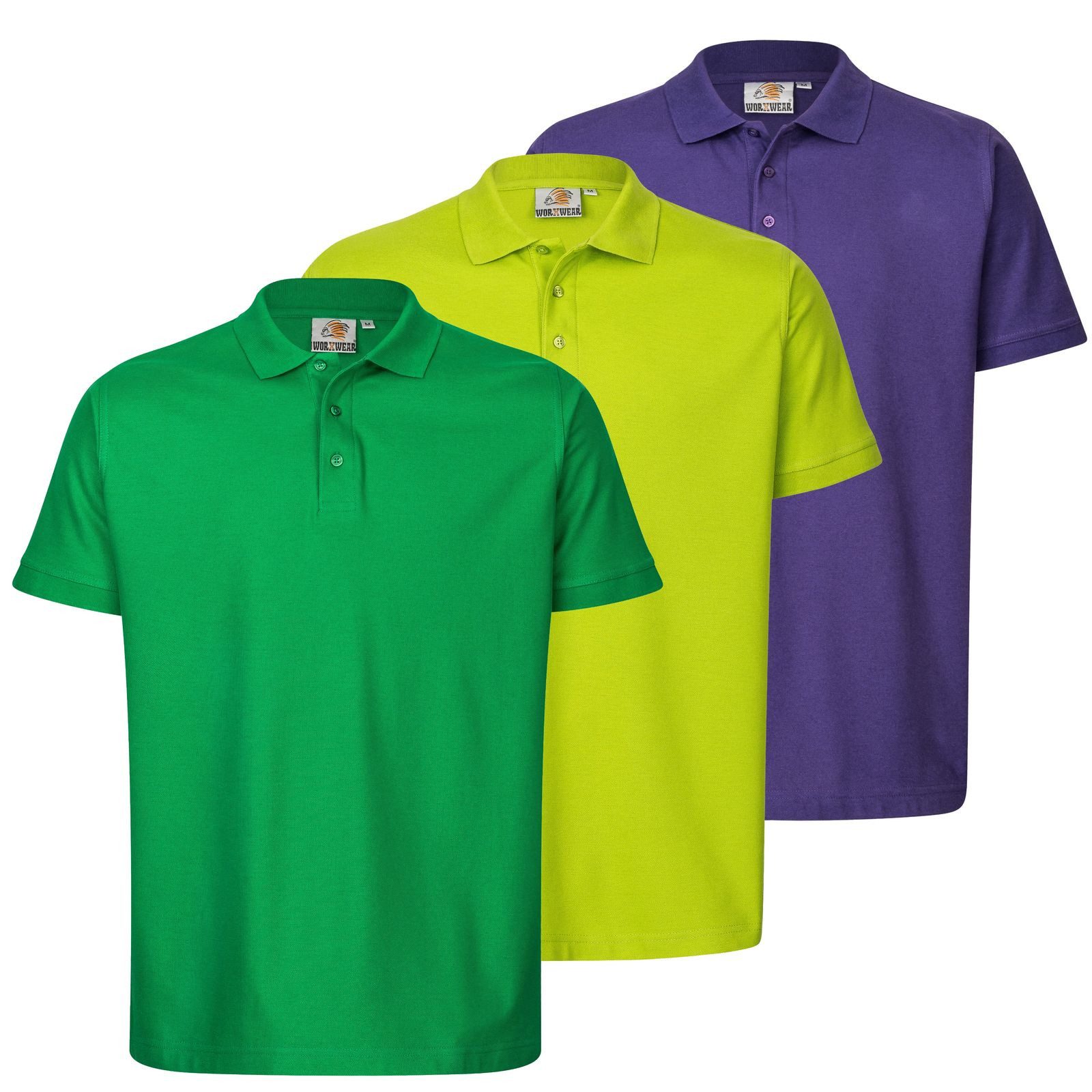 WORXWEAR Poloshirt Herren (Spar-Set) strapazierfähiges Poloshirt günstig online kaufen