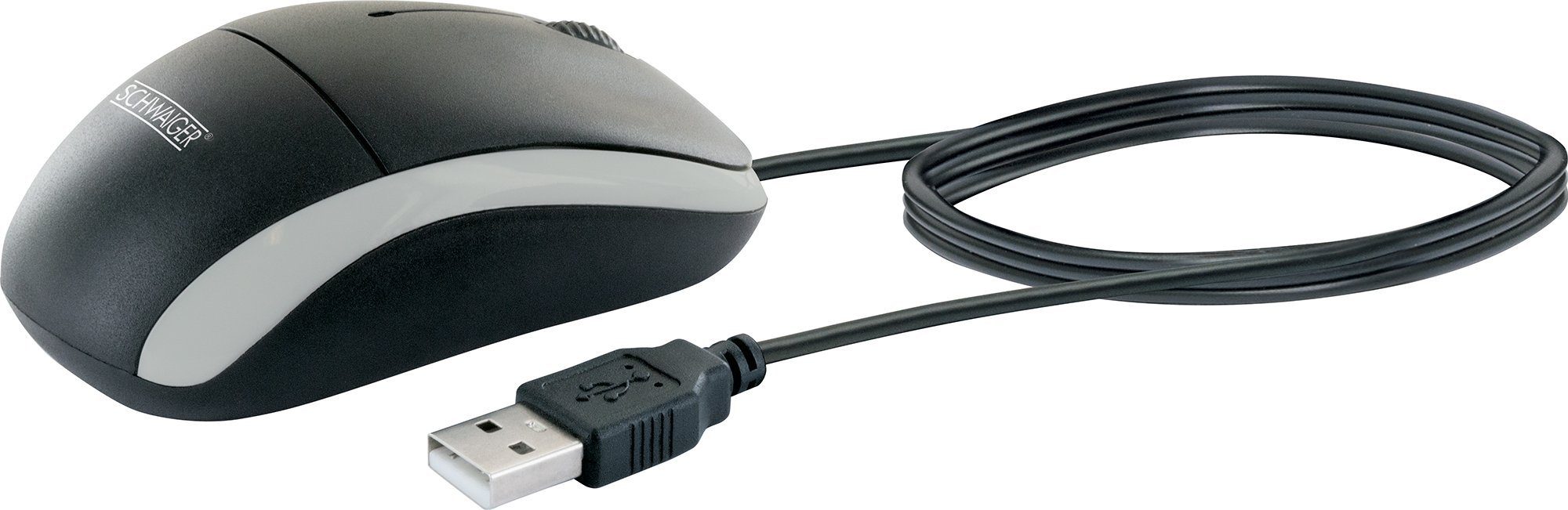 Schwaiger KM1000 013 Mäuse (kabelgebunden, für Links- und Rechtshänder)
