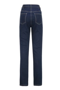 MIAMODA Regular-fit-Jeans Jeans Straight Fit Ziernieten 5-Pocket