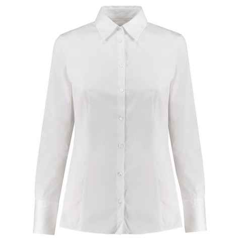 HUGO Klassische Bluse Damen Bluse THE FITTED SHIRT bügelleicht Slim Fit (1-tlg)