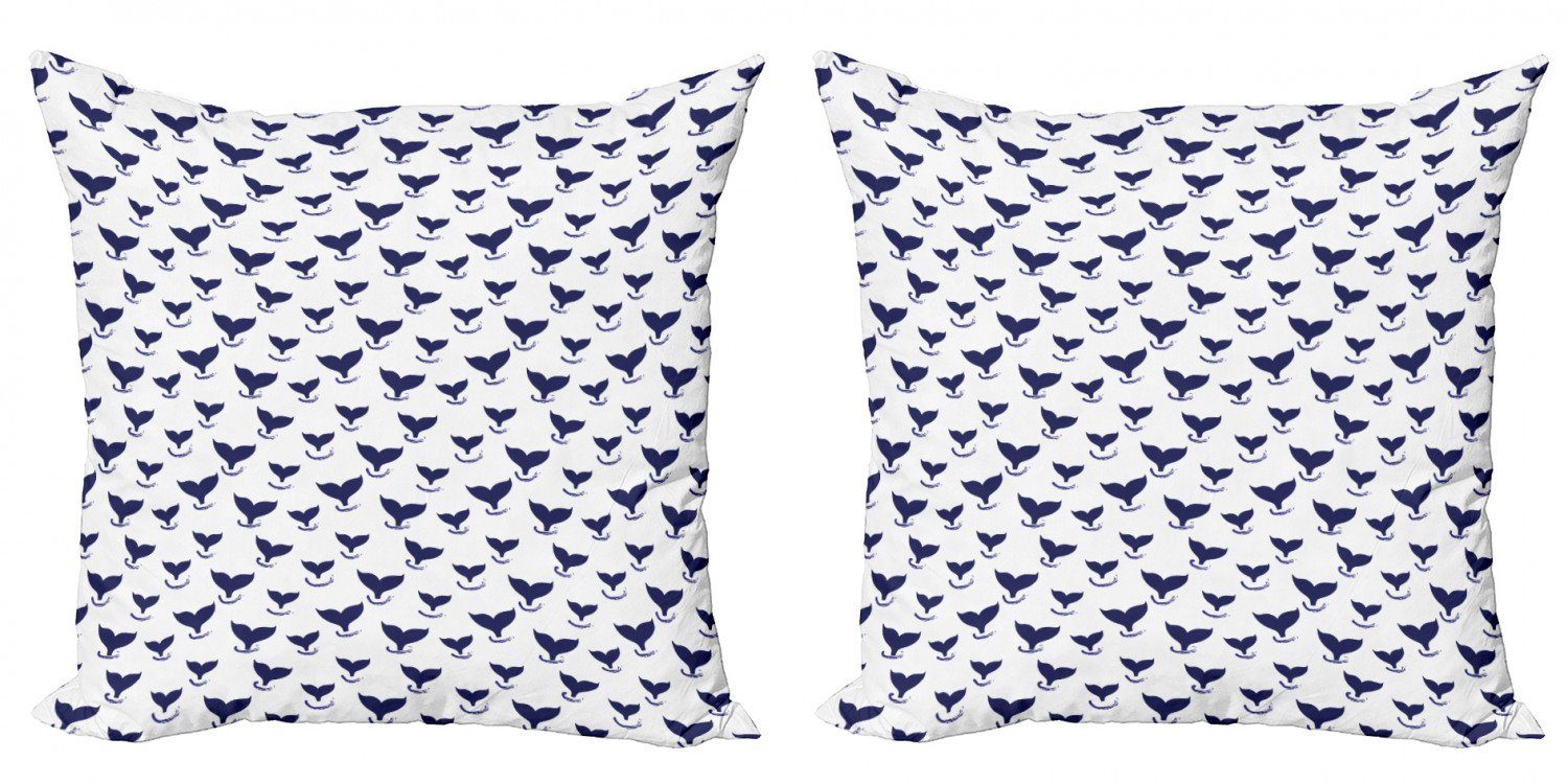 Accent Abakuhaus Doppelseitiger Unterwasserfische Modern Tails Wale Kunst Stück), Kissenbezüge Digitaldruck, (2