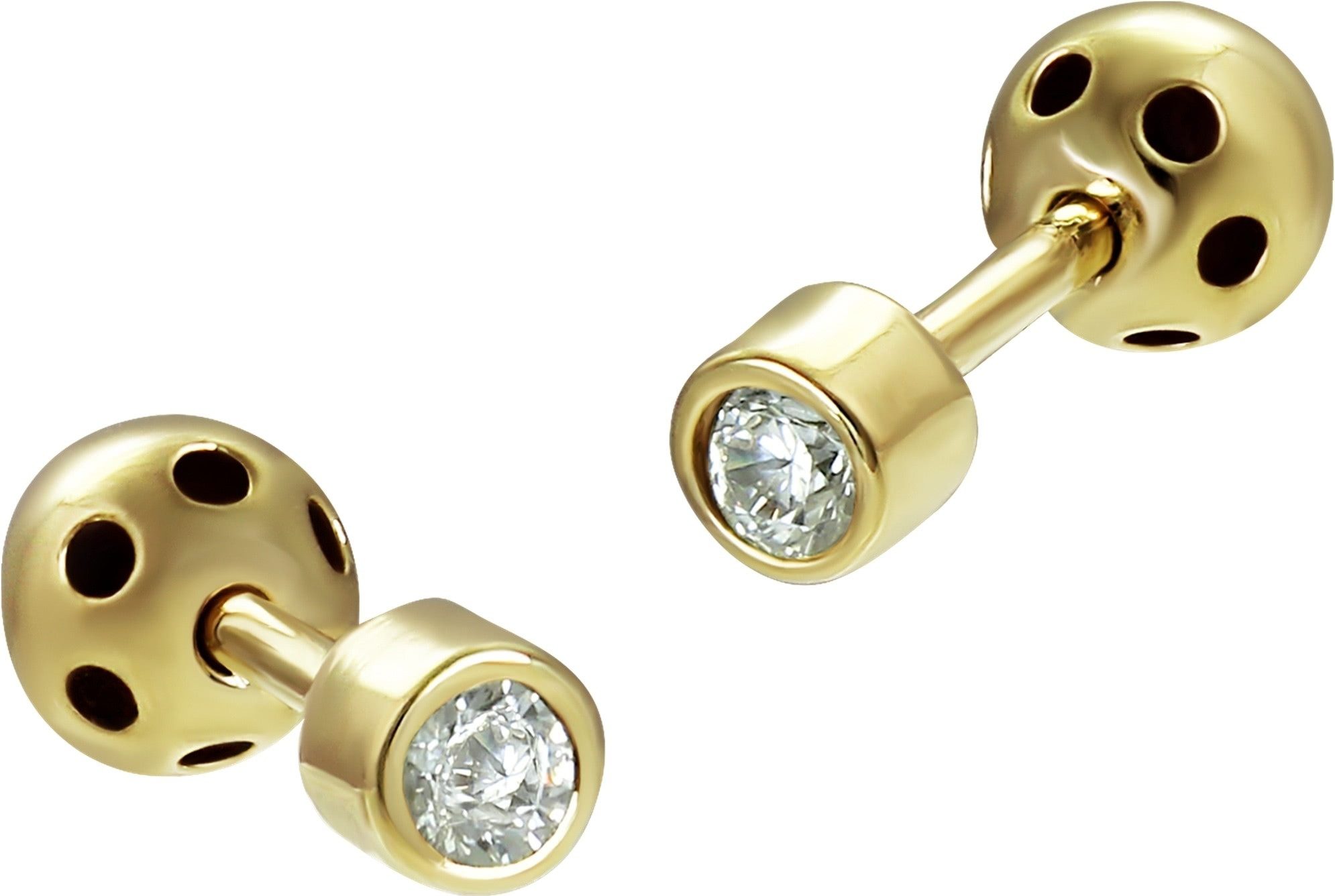 GoldDream Paar Ohrstecker GoldDream Ohrstecker Zirkonia 2,5mm (Ohrstecker), günstig online kaufen