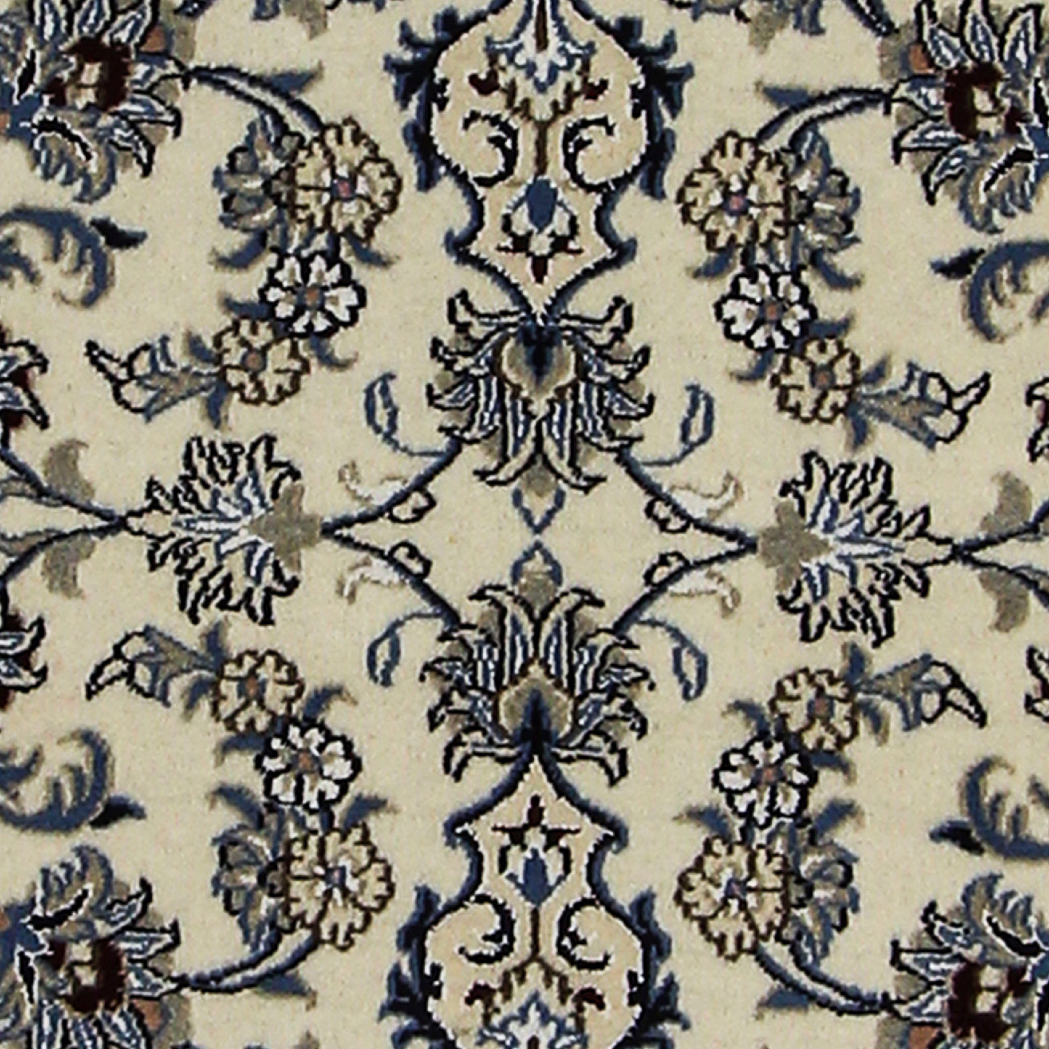 Orientteppich Perser - Nain - 198 Royal Wohnzimmer, mit mm, - Einzelstück morgenland, beige, cm Handgeknüpft, - Zertifikat Höhe: 10 x 80 rechteckig