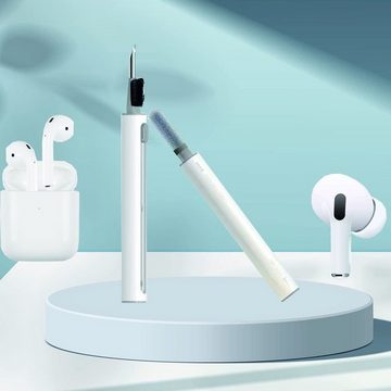 zggzerg Reinigungsset für Airpods Samsung Earbuds, Bluetooth Kopfhörer Handy Bluetooth-Kopfhörer (Multifunktions weiche Bürste für Airpods Pro/1/2/3, Kopfhörer, Kamera)