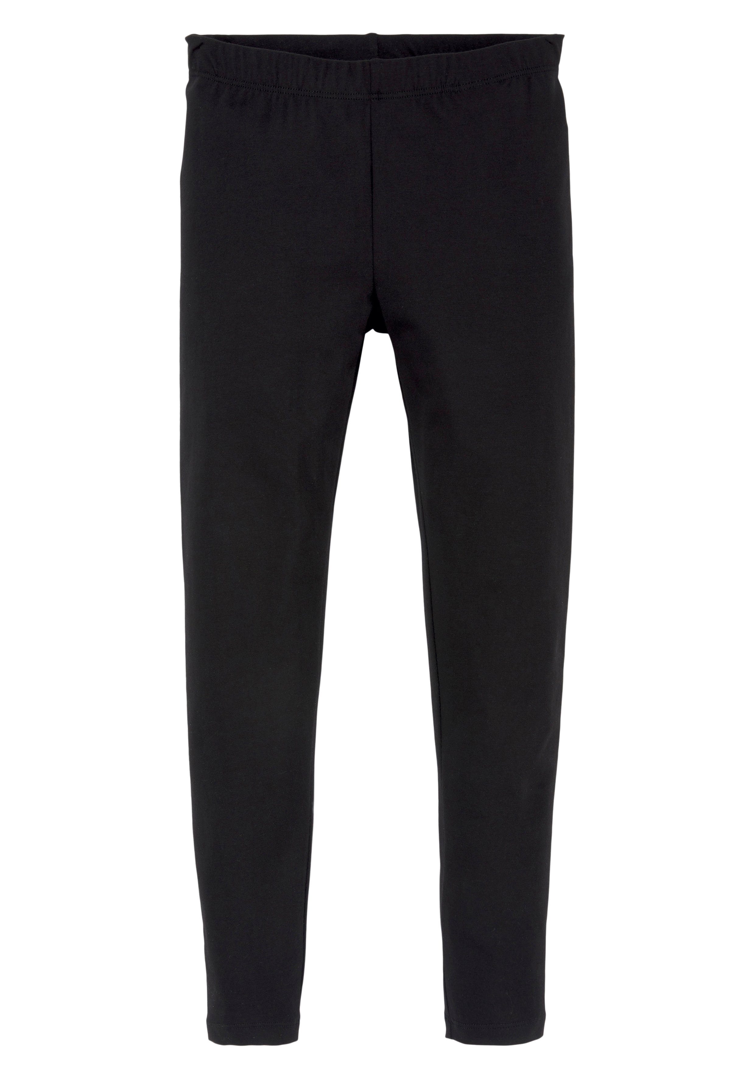 KIDSWORLD Leggings Basic Leggings für Mädchen aus Baumwollstretch
