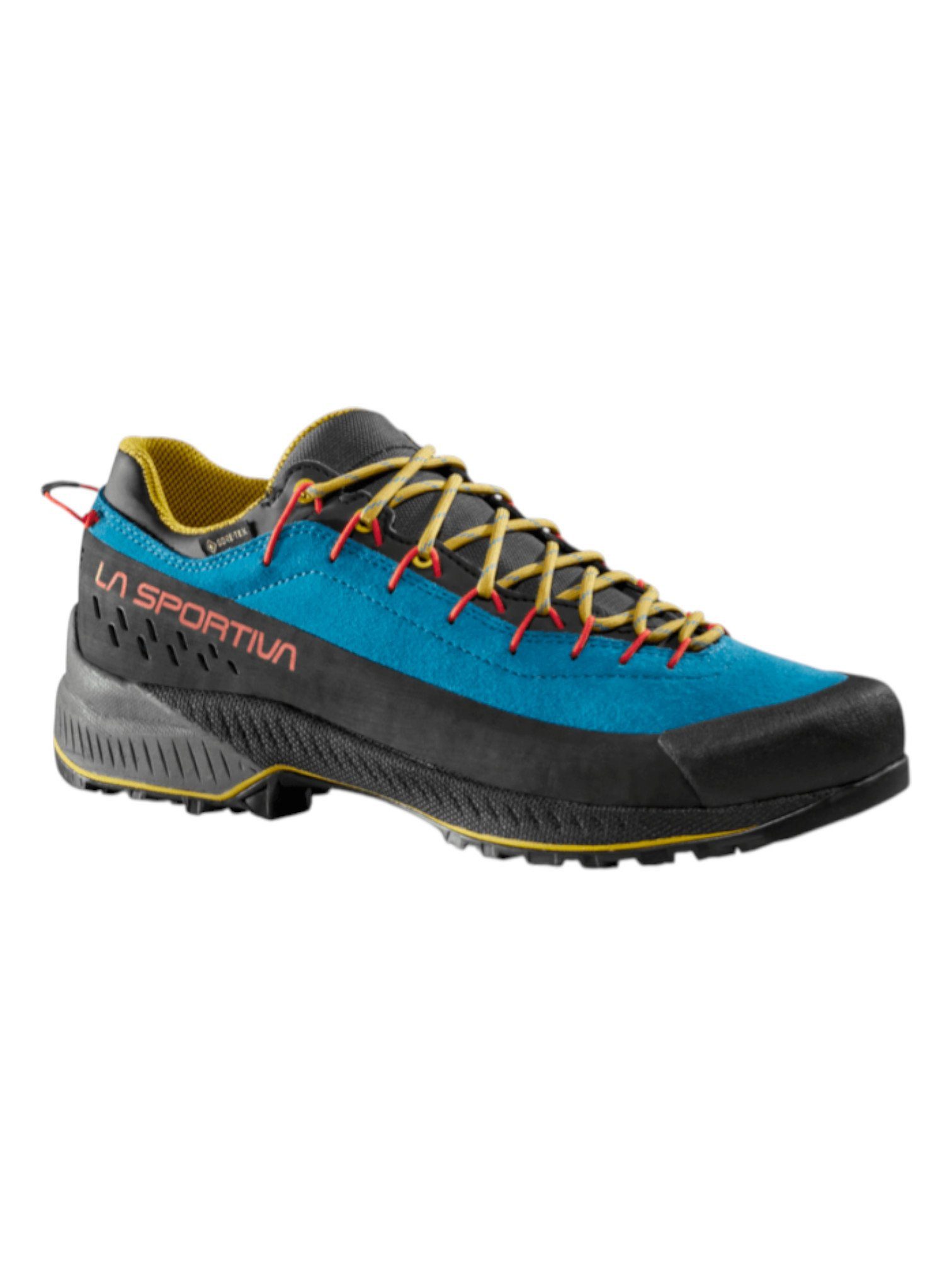La Sportiva TX 4 Evo GTX (Zustieg, Wildleder, wasserdicht) tropicblau/gelb Herren Wanderschuh