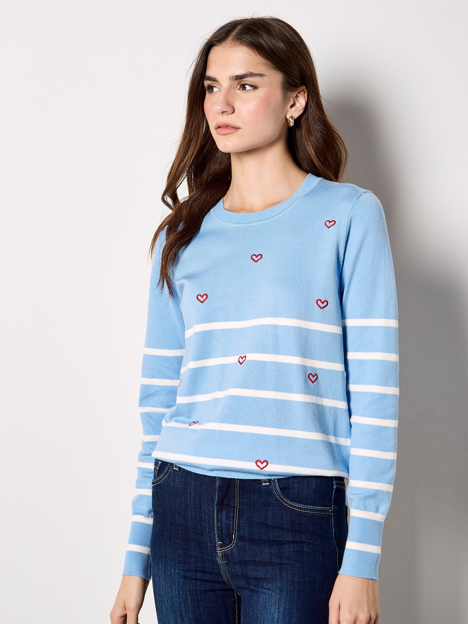 Streifenpullover Strickpullover
