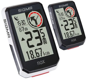 SIGMA SPORT Fahrradcomputer Rox 2.0 Top Mount GPS Bike Computer Navi Fahrradtacho Komoot