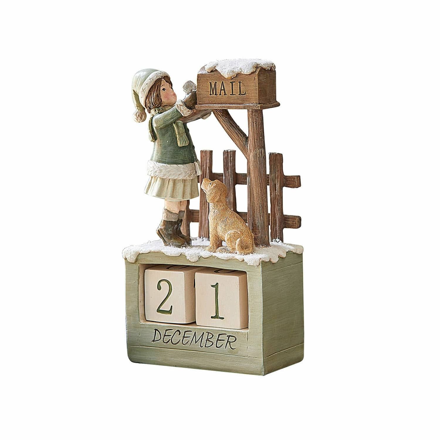 Mirabeau Adventskalender Kalender Leonce grün/braun (kein Set), none