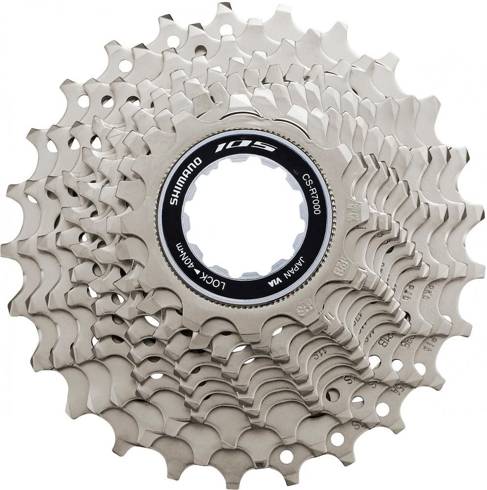 Zahnkranz SHIMANO 105 CS-R7000 Kassette 11-fach 12-25 Zähne - Hochwertige Rennra