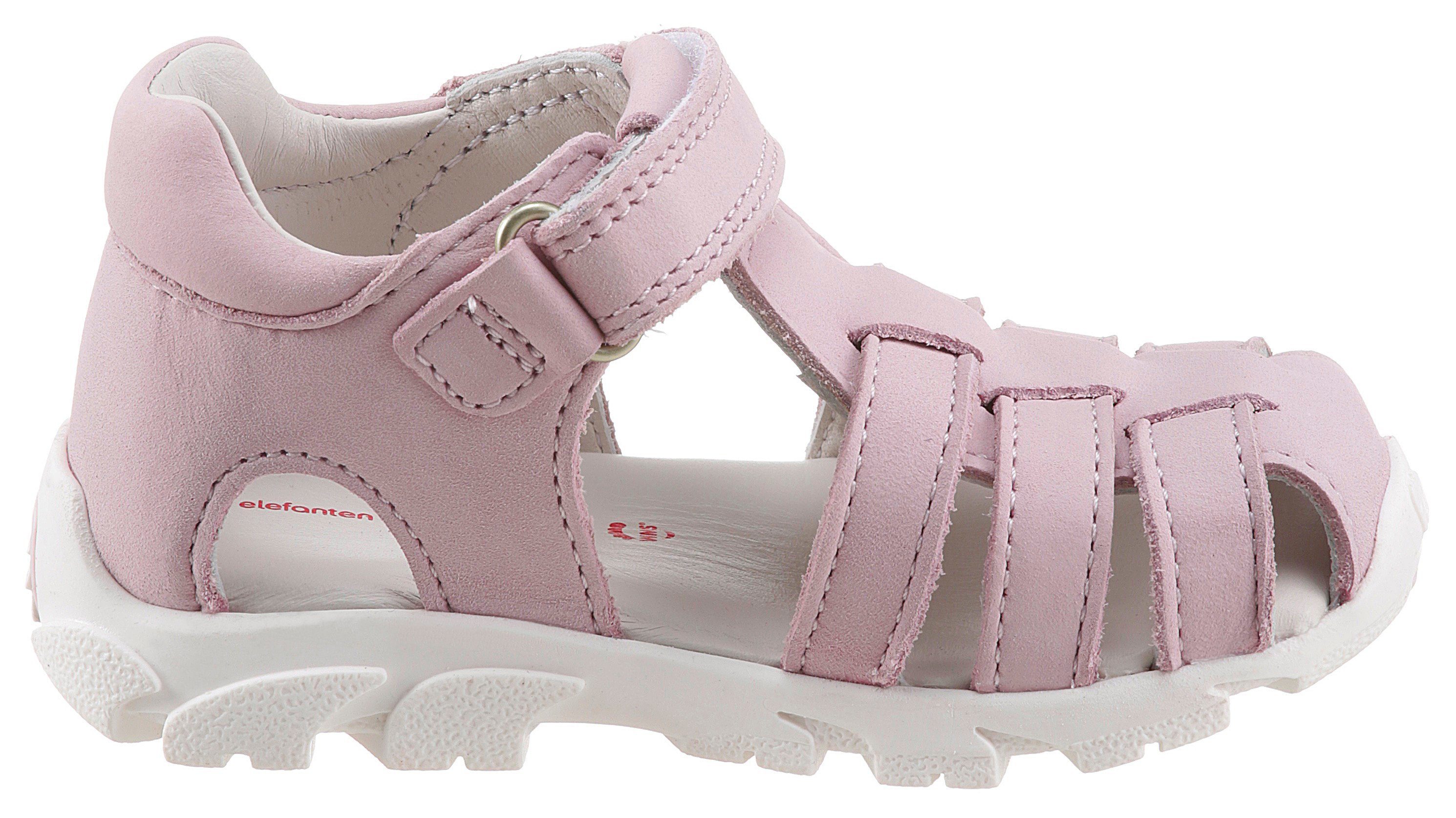 ELEFANTEN Fisher Fido WMS: Sandale mit rosa Mittel Klettverschluss