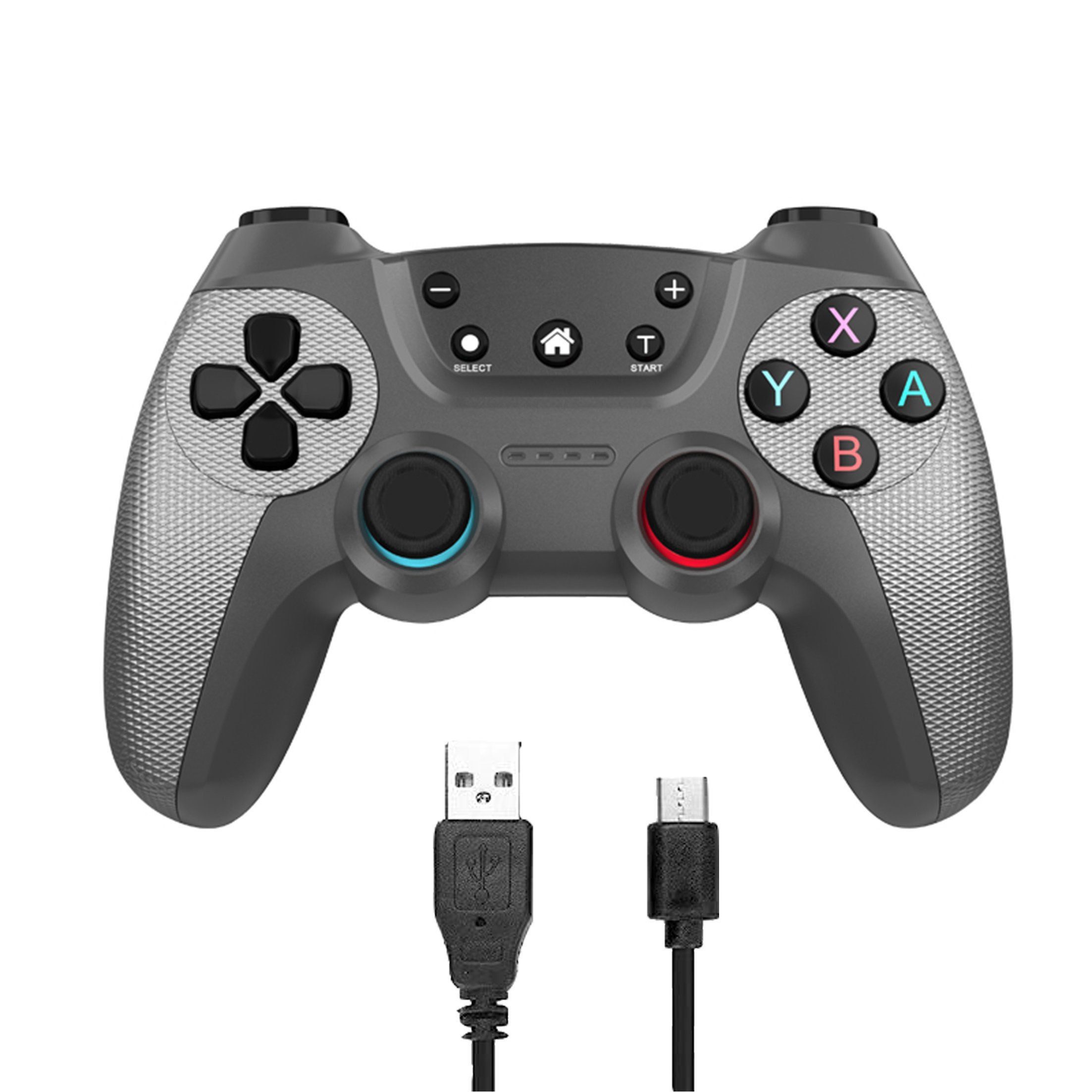 KINSI Switch Gamecontroller Bluetooth Wireless mit Turbo-Funktion Gaming-Controller (One-Touch Wake-up - Kompatibel mit Switch)