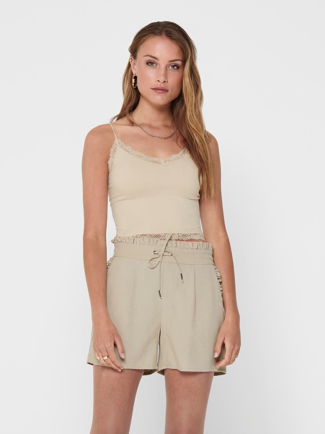 Spitzentop ONLVICKY LACE SEAMLESS CROPPED TOP