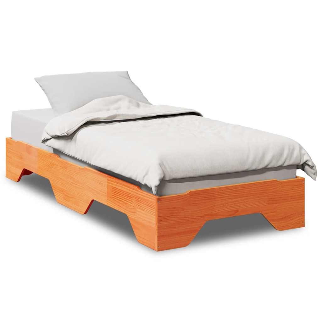 vidaXL Bett Massivholzbett ohne Matratze Stapelbar günstig online kaufen