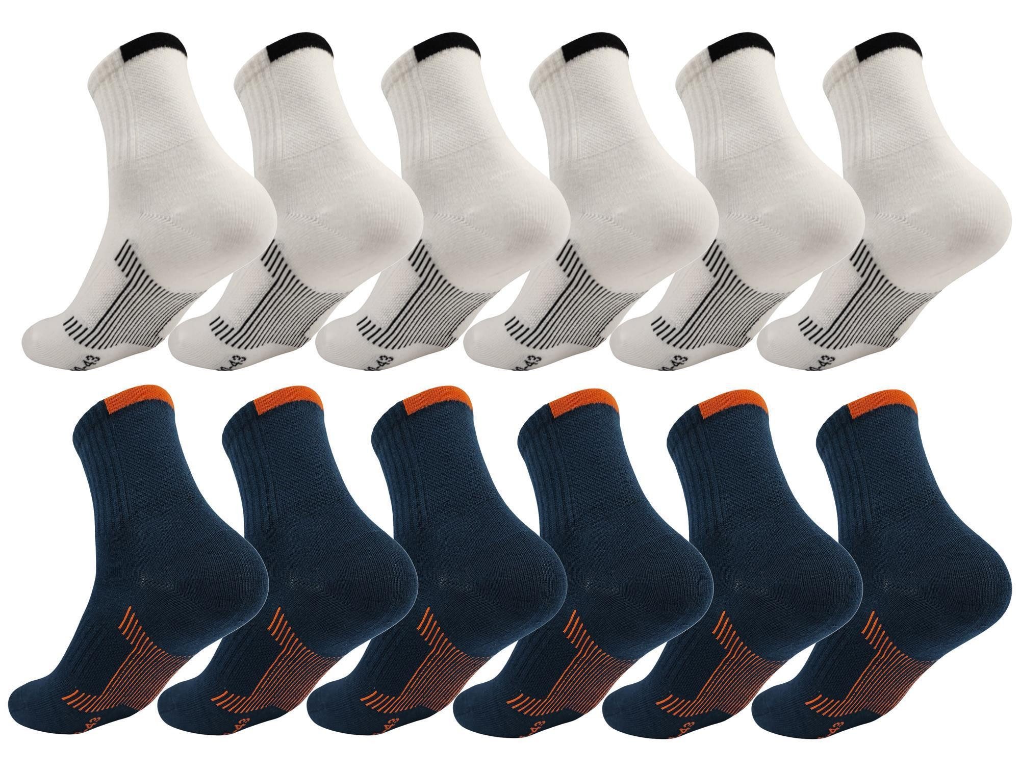 EloModa Sportsocken 12 Paar Herren Sport günstig online kaufen