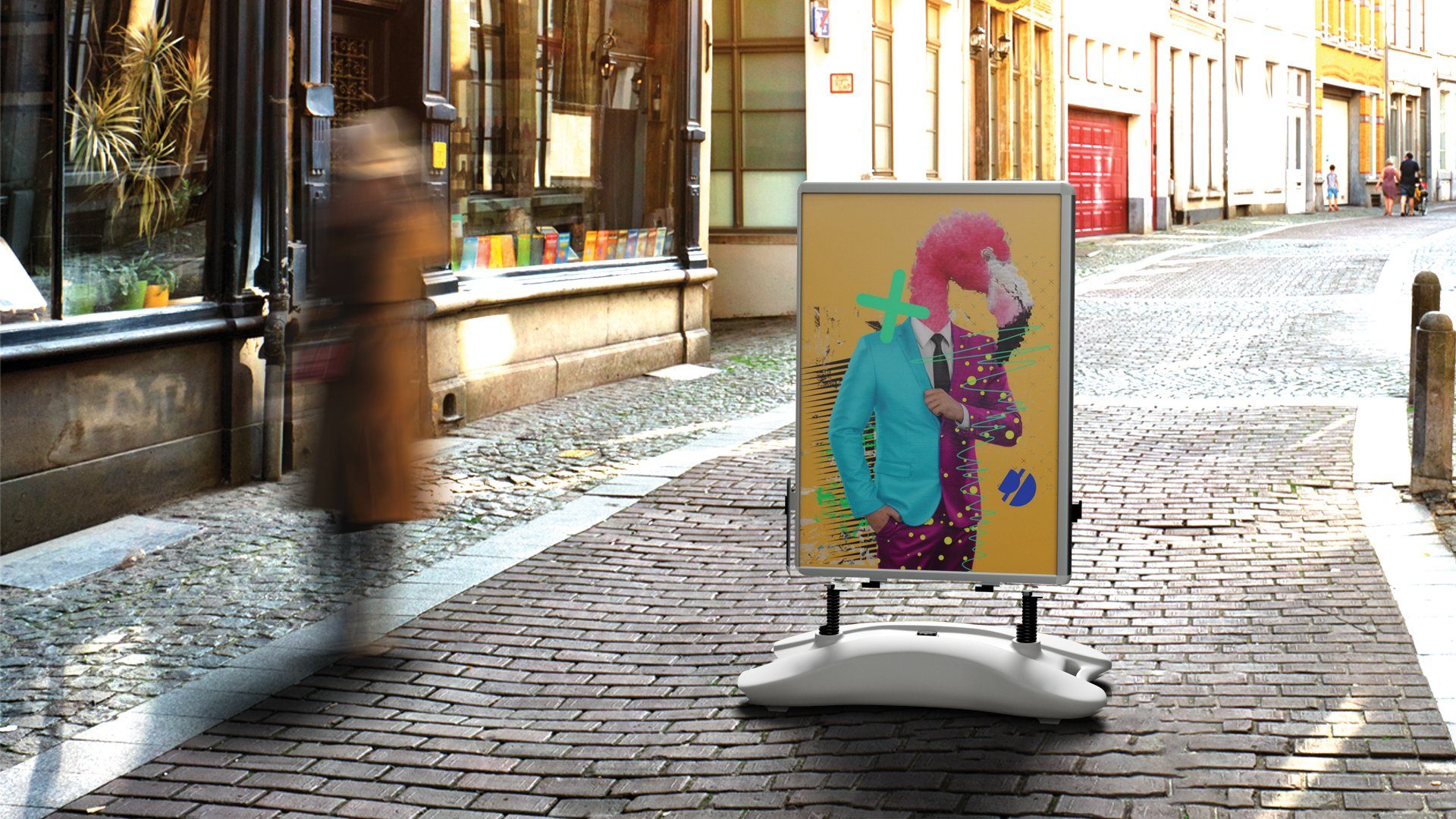 ALLboards Einzelrahmen ALLboards Doppelseitige Werbetafel Kundenstopper günstig online kaufen