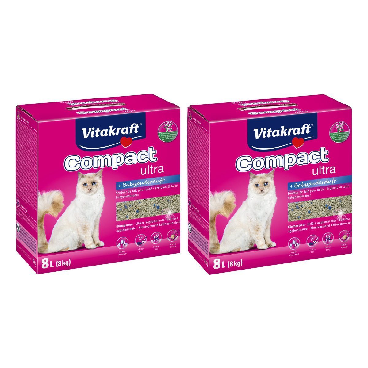 Katzenstreu Katzenstreu Compact ultra Plus 16 kg