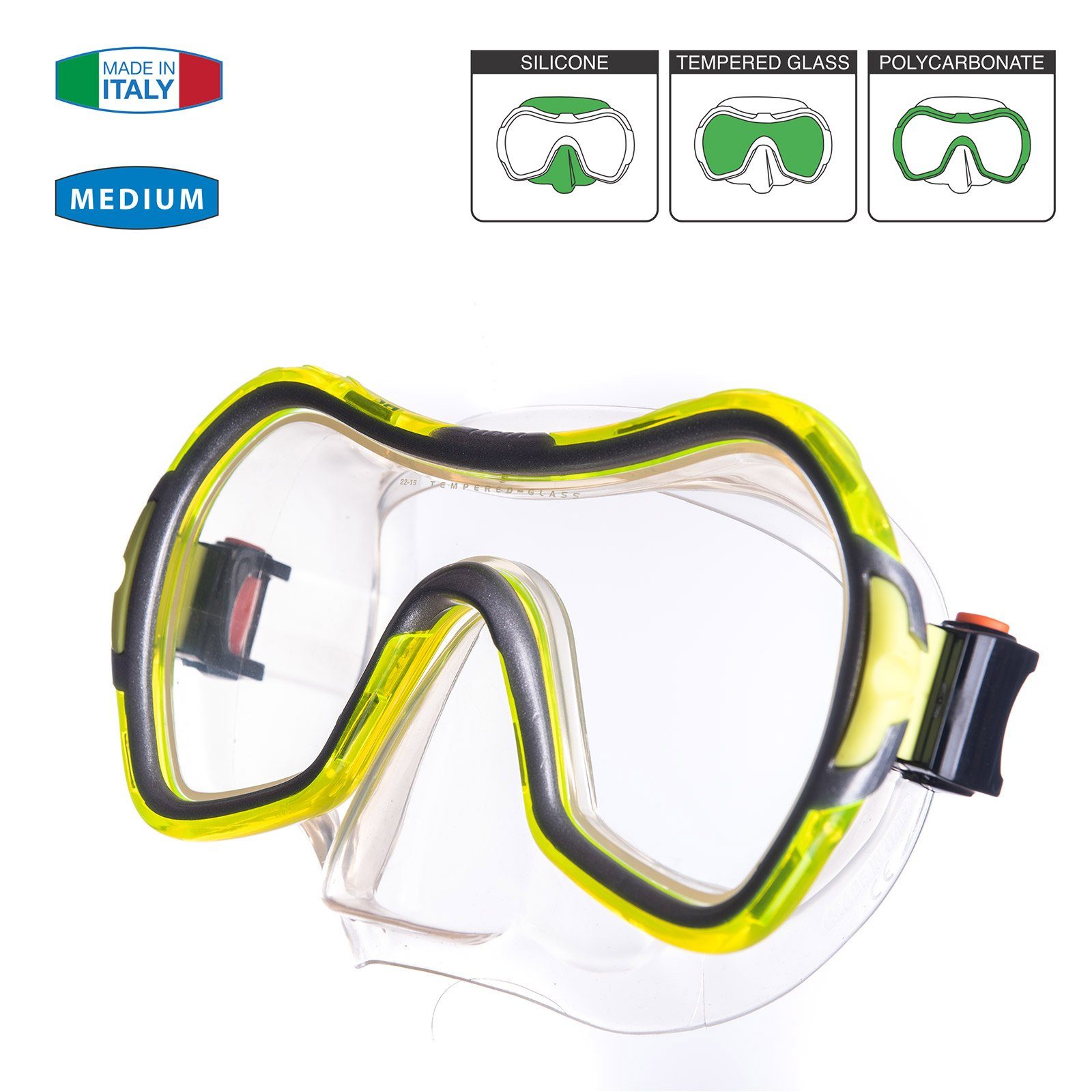 Erwachsene Tauch Md Beschlag Schnorchel Silikon Brille, Schwimm Salvas Schwimmbrille Viva Maske