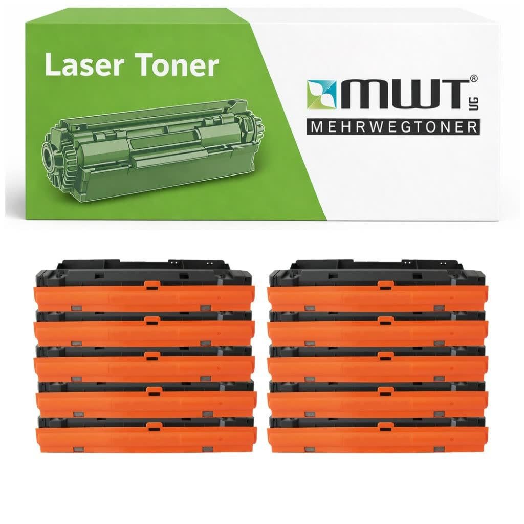 Eurotone Tonerkartusche MLTD116L, (Set, 10-St., Lieferumfang: 10-teiliges Set in Schwarz Toner in Schwarz), Eurotone Toner MLTD116L, 10-teiliges Set in Schwarz, Schwarz