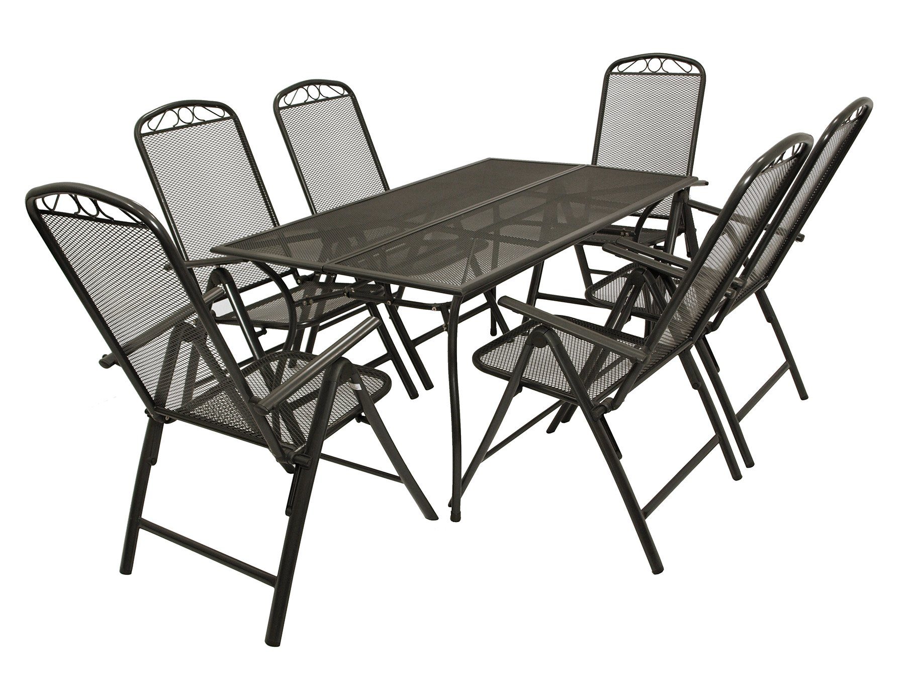 DEGAMO Garten-Essgruppe CLASSIC, (7-tlg), (6x Sessel günstig online kaufen