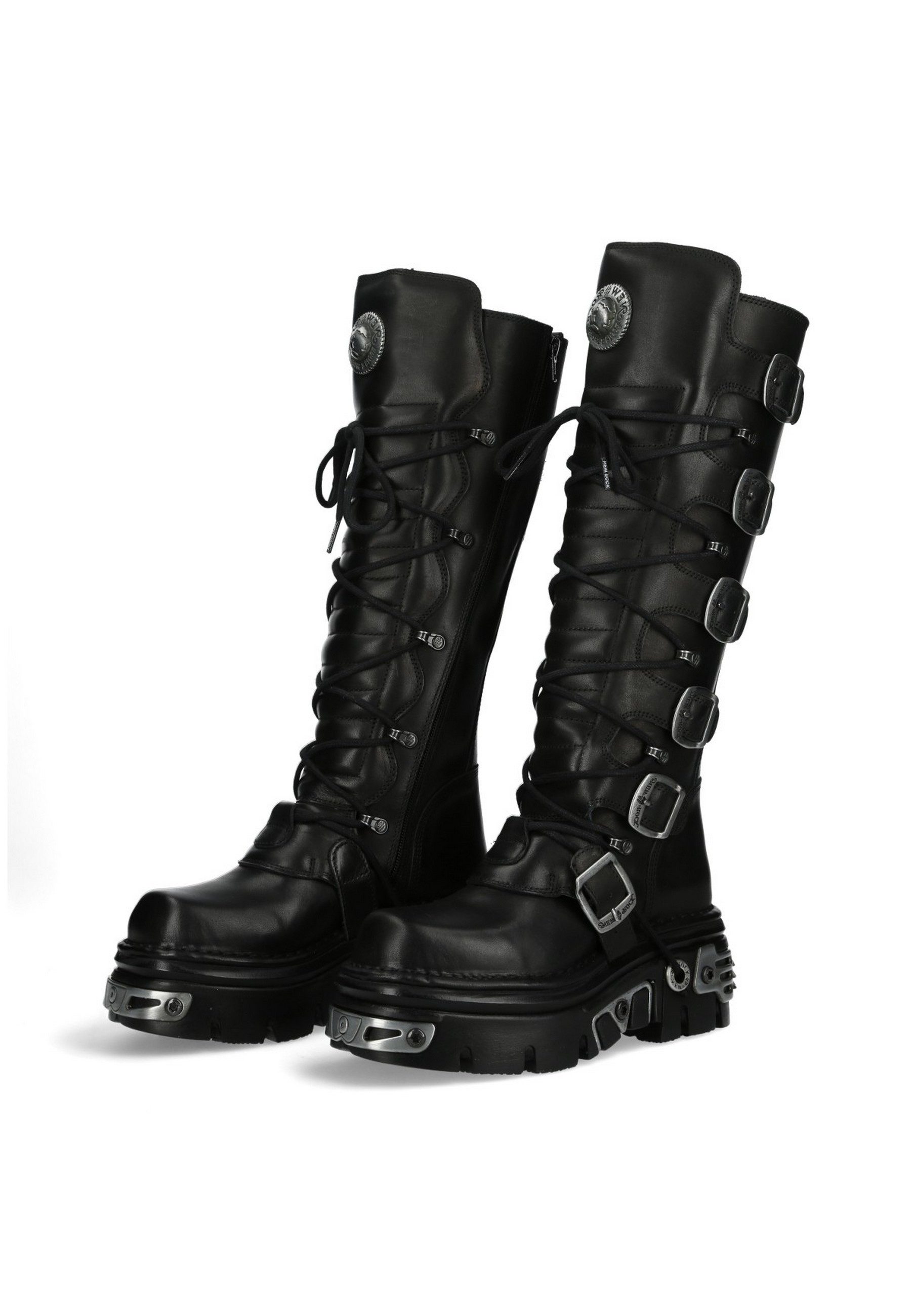 New Rock M-272-S1 Bikerboots Hochwertiges Rinds-Nappa-Leder günstig online kaufen