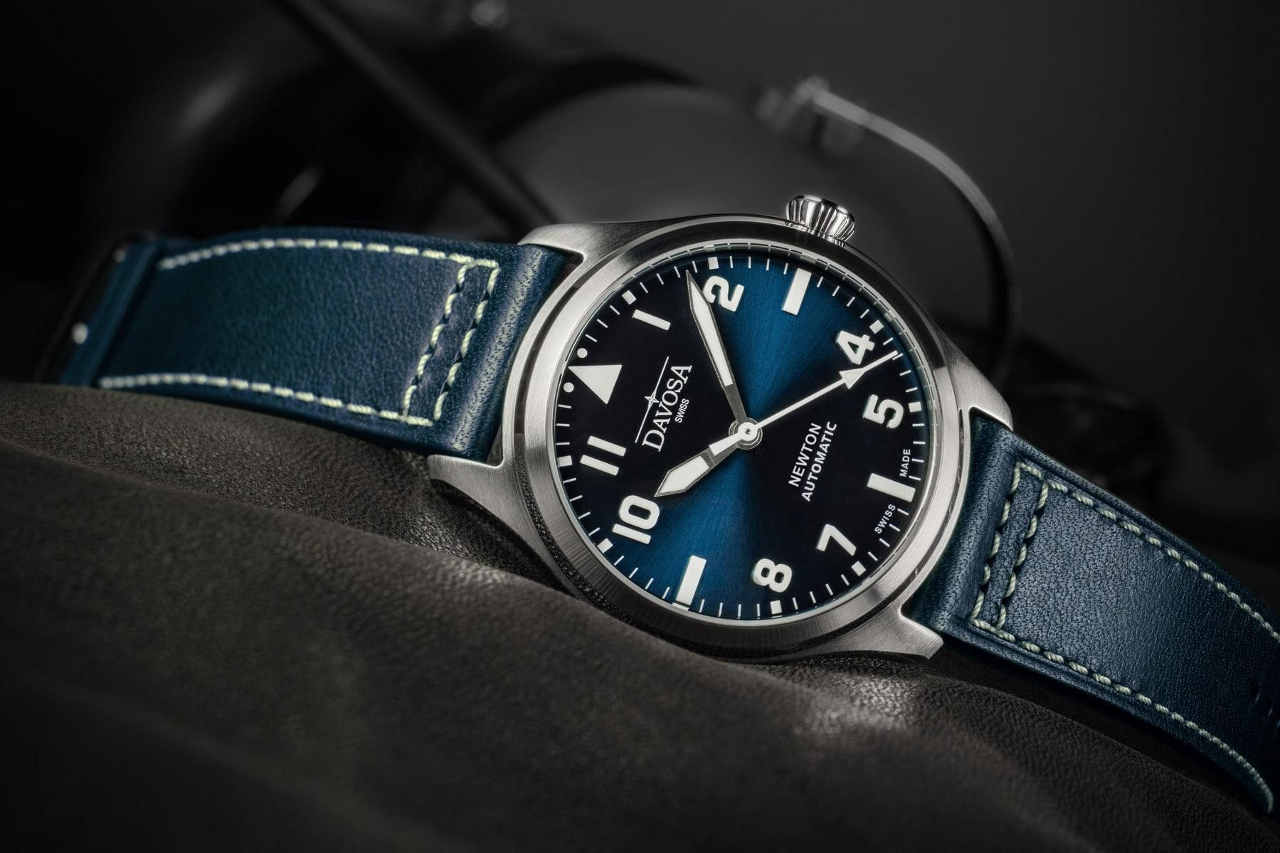 Davosa Automatikuhr NEWTON PILOT AUTOMATIC Herren Automatikuhr