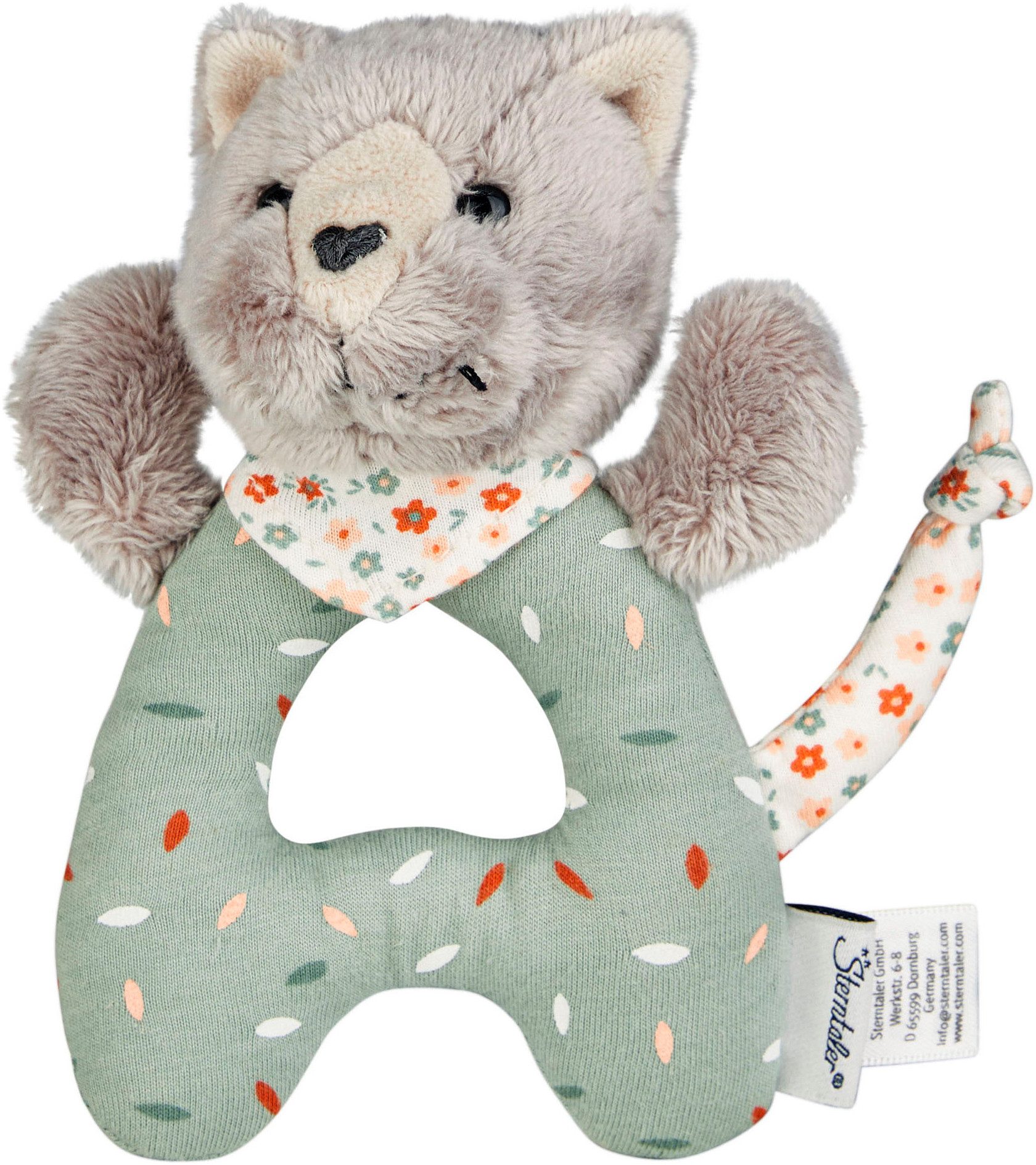 Sterntaler® Greifling Katze Lilly, mit Rassel