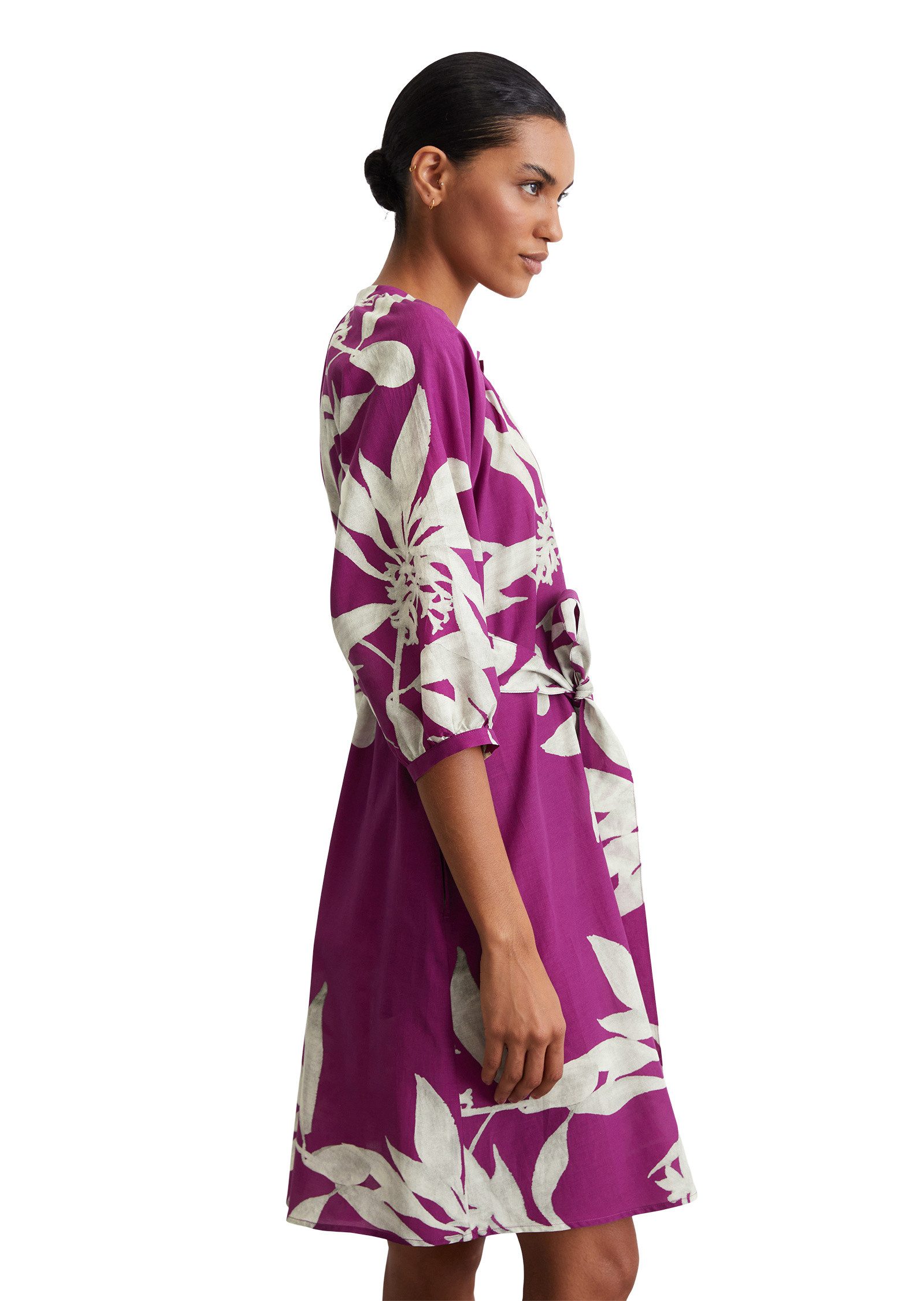 Marc OPolo Druckkleid "aus Organic-Cotton-Viskose-Mix" günstig online kaufen