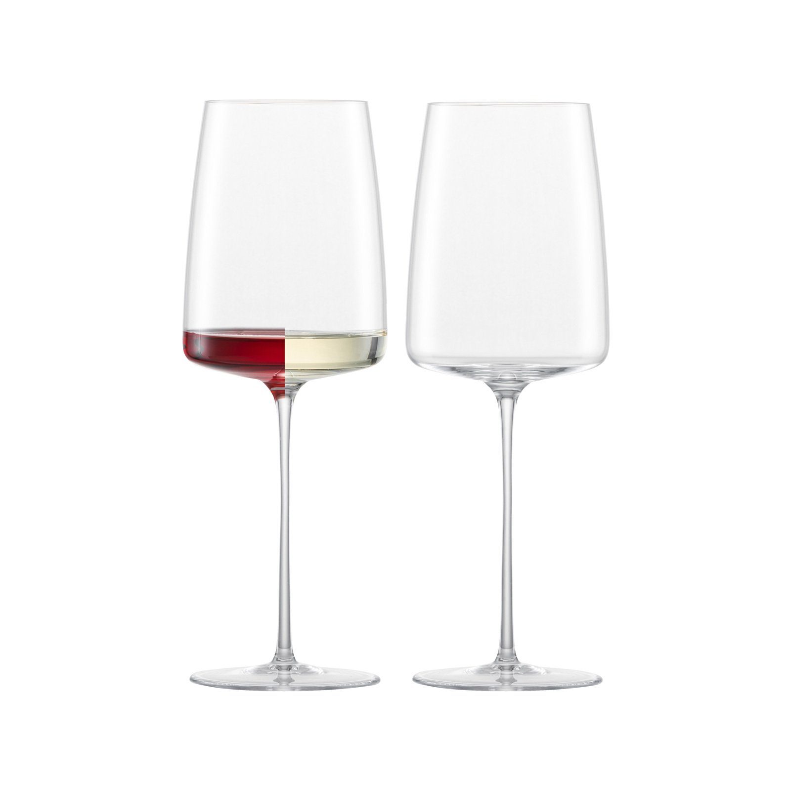 Zwiesel Glas Weinglas Simplify Weingläser 382 ml 2er Set, Glas