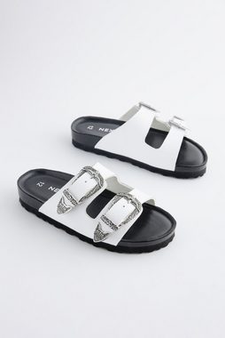 Next Western-Ledersandalen mit Doppelschnalle Sandale (1-tlg)