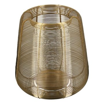 GILDE Kerzenständer GILDE Windlicht Lucerno - gold - H. 35cm x D. 30cm