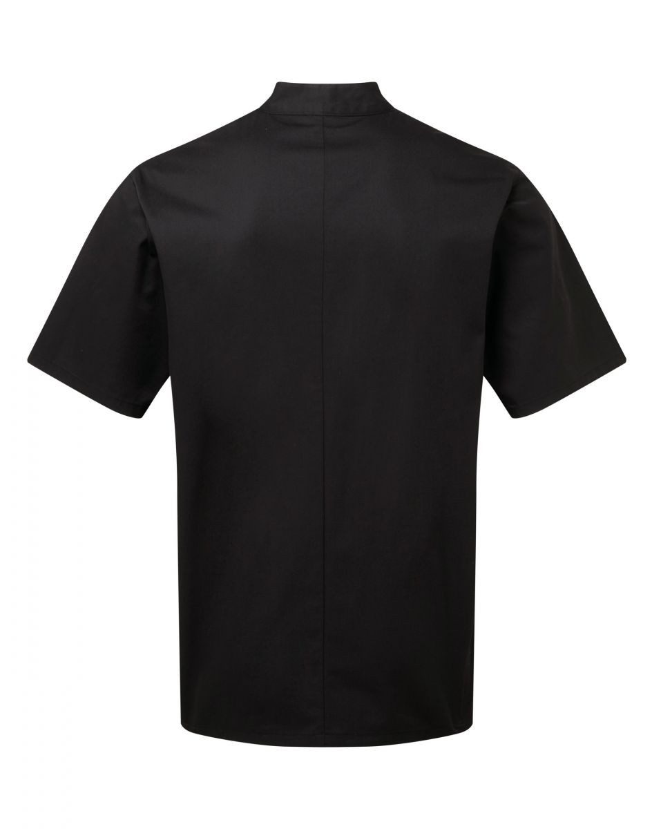 Premier Workwear Arbeitsjacke Kochjacke Essential Short Sleeve Chefs Jacket – Bild 4 von 4