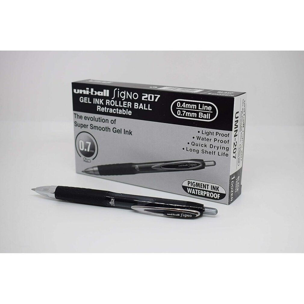 Uni Tintenroller Kugelschreiber mit Flüssigtinte -Ball Rollerball 12 Stück