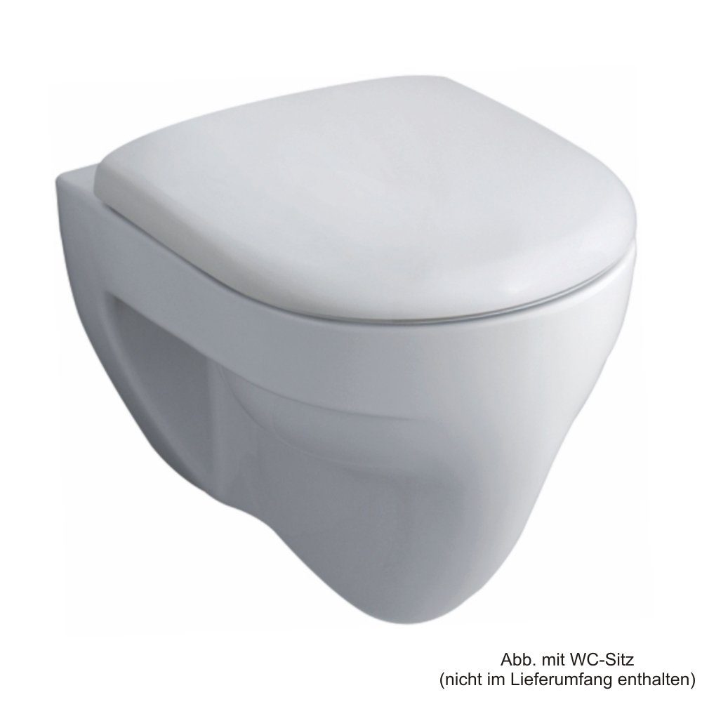 WC-Komplettset Geberit Wand-Flachspül-WC Renova, weiß, 203140000