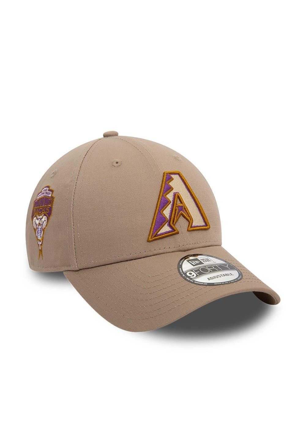 Baseball Cap Arizona Diamondbacks MLB 1998 Inaugural Season Sidepatch Beige 9Forty