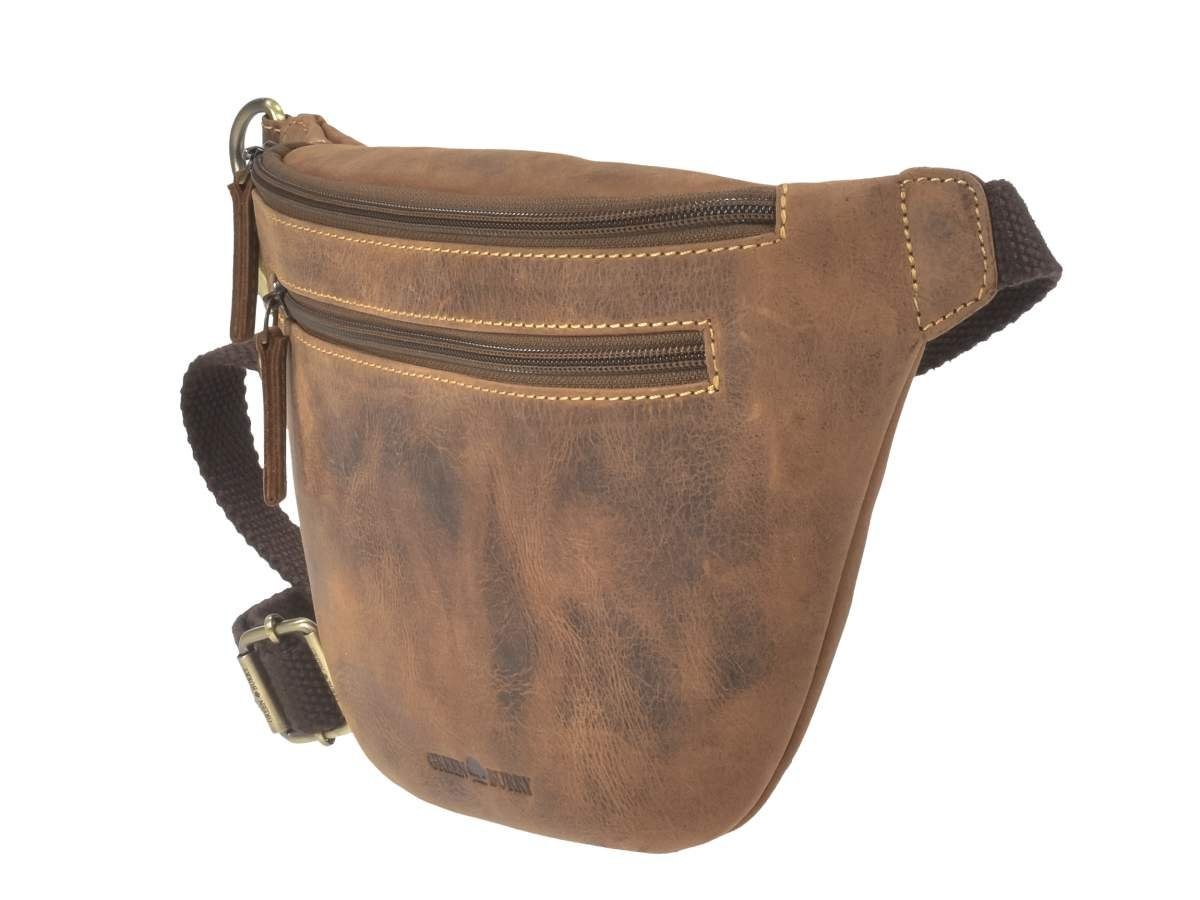 Greenburry Bauchtasche Vintage, Hüfttasche, Leder, WaistBag 33x17cm