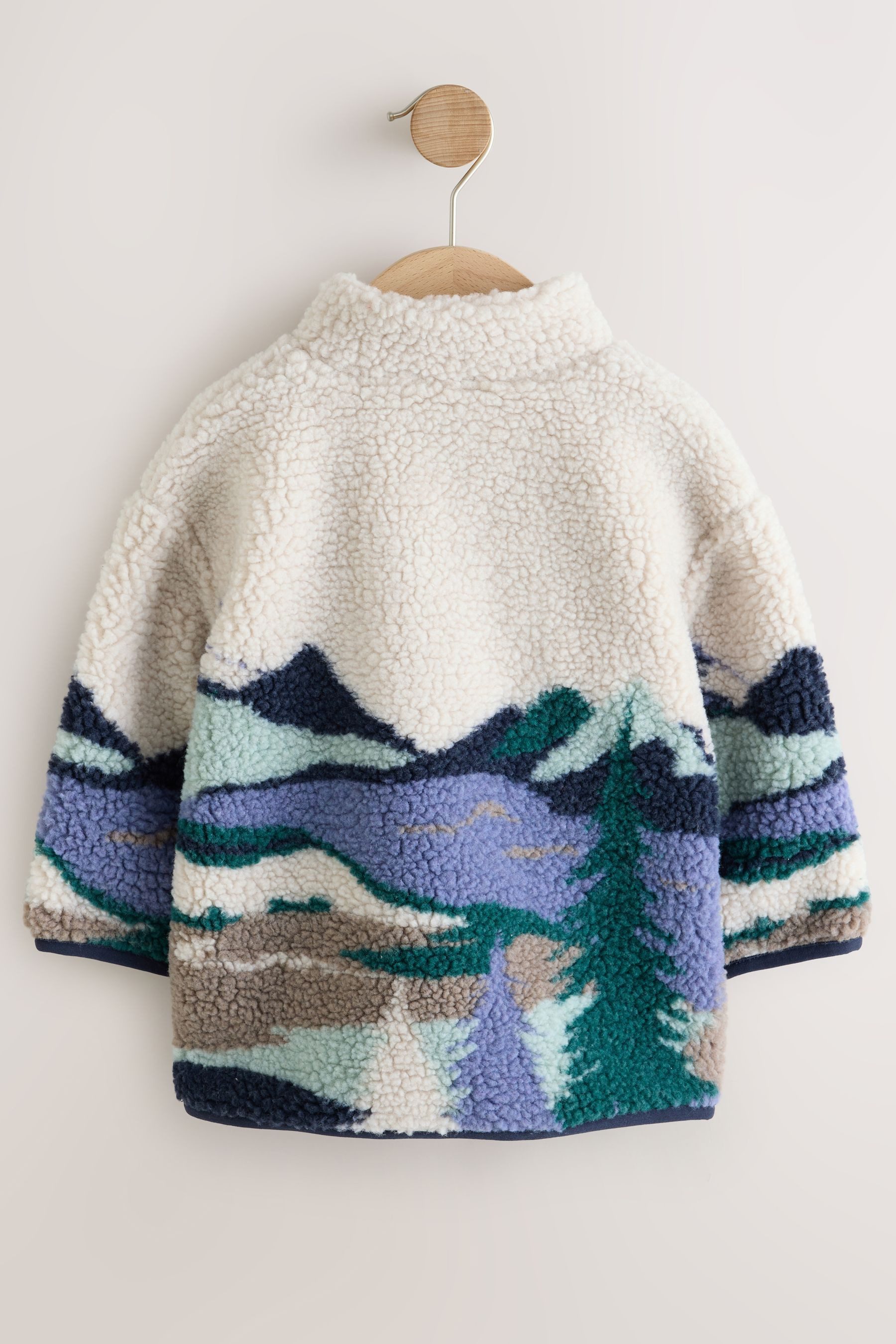 Next Fleecepullover Fleece mit Reißverschlussausschnitt (1-tlg)
