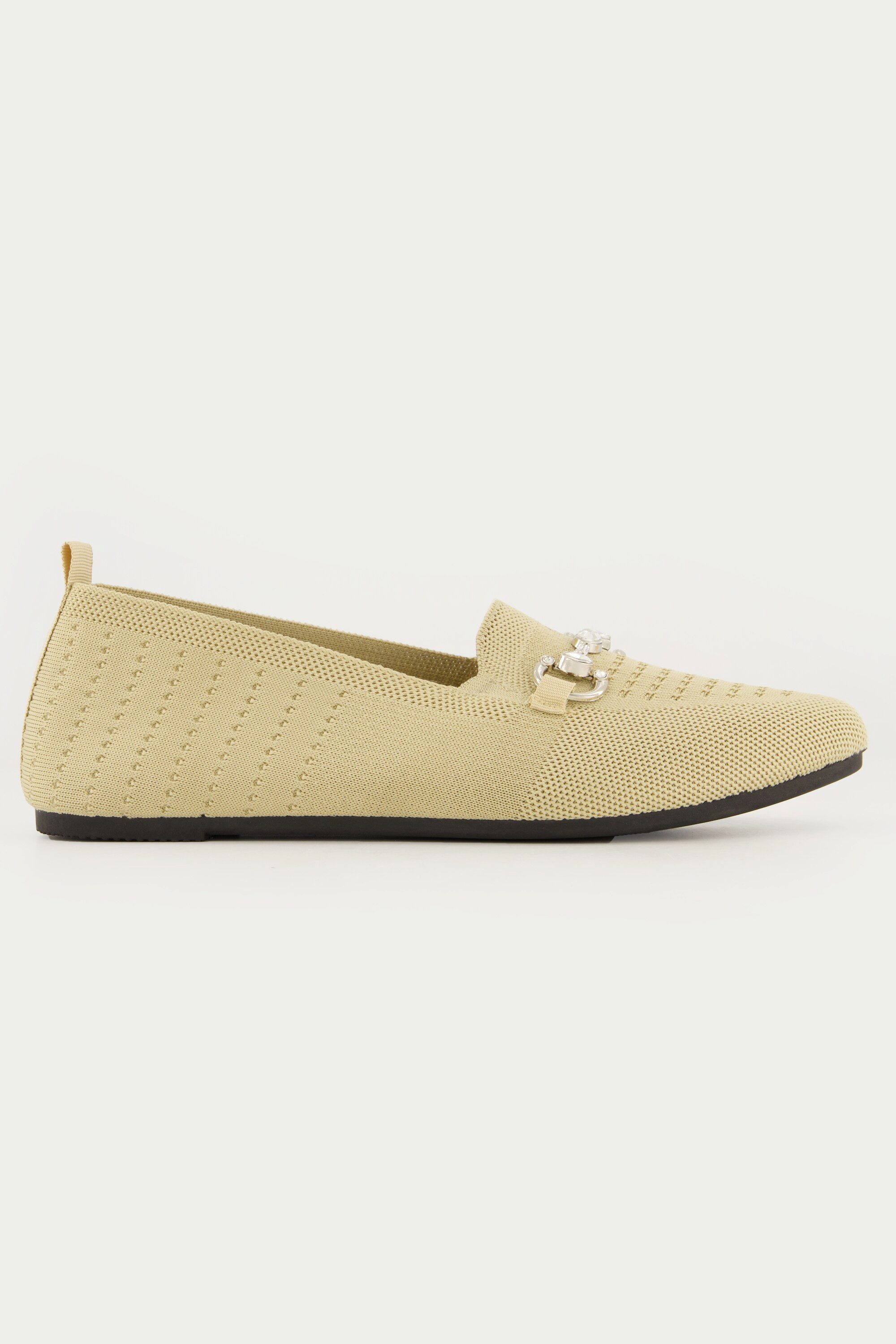 Ulla Popken Strick-Ballerinas Zierspange Wechselfußbett Ballerina günstig online kaufen