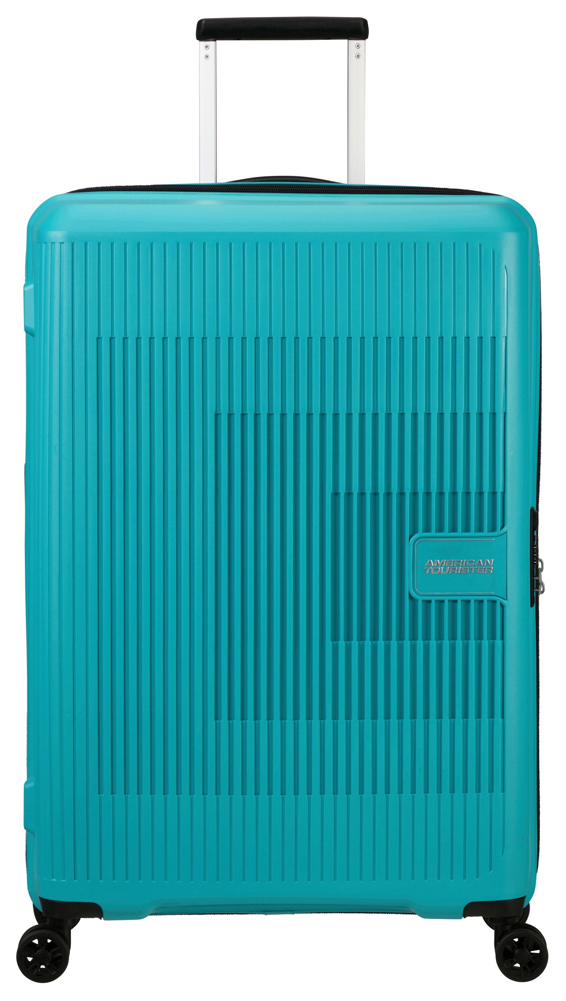 American Tourister® Koffer AEROSTEP Spinner 77 exp, 4 Rollen turquoise tonic