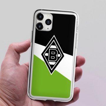 DeinDesign Handyhülle Borussia Mönchengladbach Gladbach Offizielles Lizenzprodukt, Apple iPhone 11 Pro Max Silikon Hülle Bumper Case Handy Schutzhülle