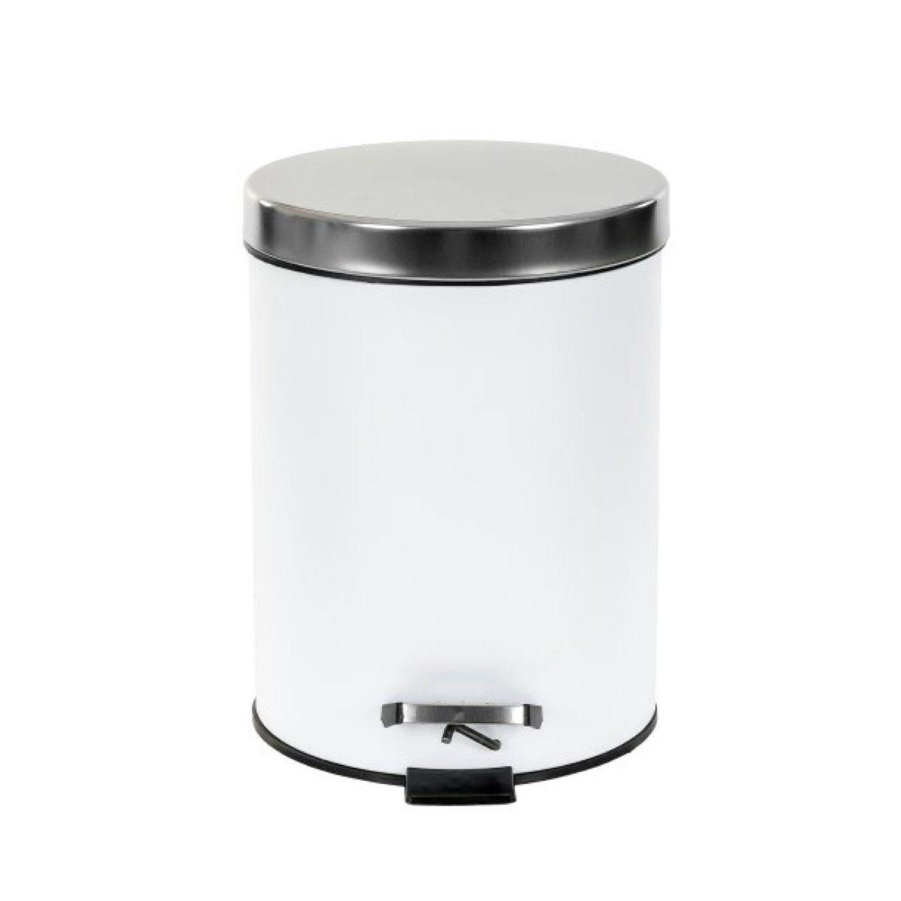 axentia Kosmetikeimer Verona, Treteimer mit Edelstahldeckel & Fußpedal - 5 L