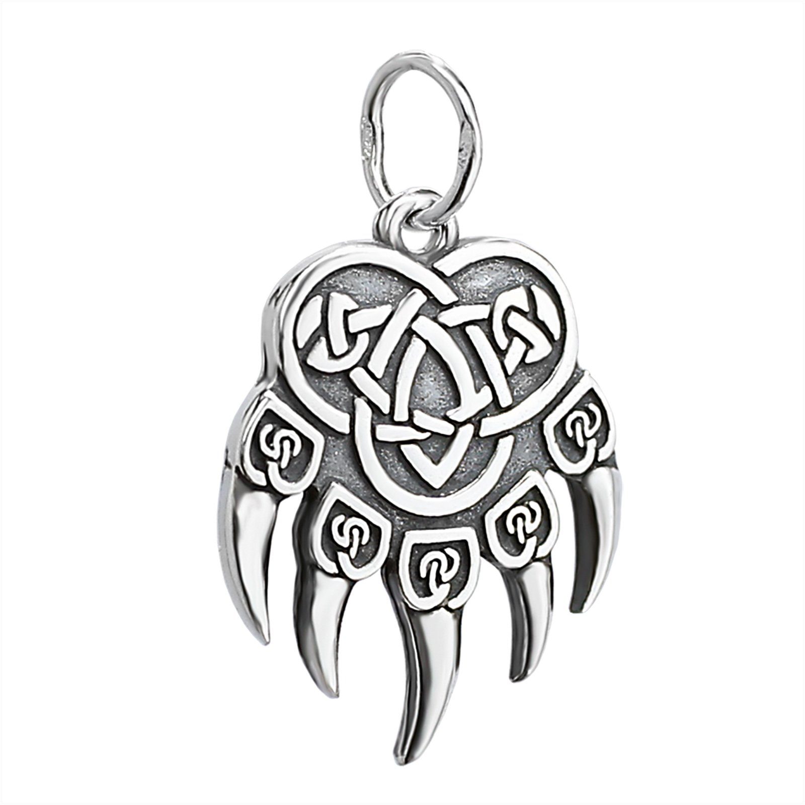 NKlaus Kettenanhänger 925 Sterling Silber Bärenpfote günstig online kaufen
